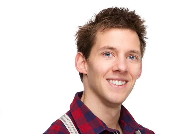 Young male smiling and looking at camera — Stock Photo, Image