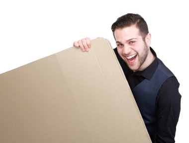 adam tutarak boş işareti 