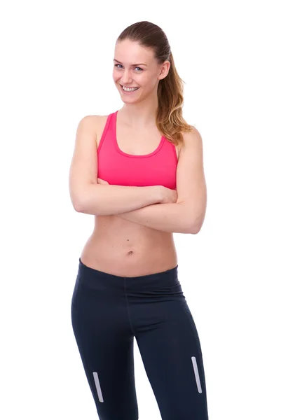 Mujer joven y saludable en ropa deportiva — Foto de Stock