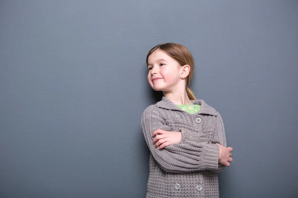 Carino giovane ragazza sorridente — Foto Stock