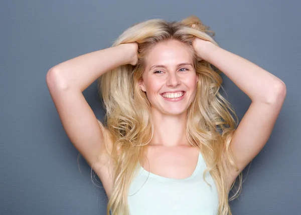 Blondinen haben mehr Spaß — Stockfoto