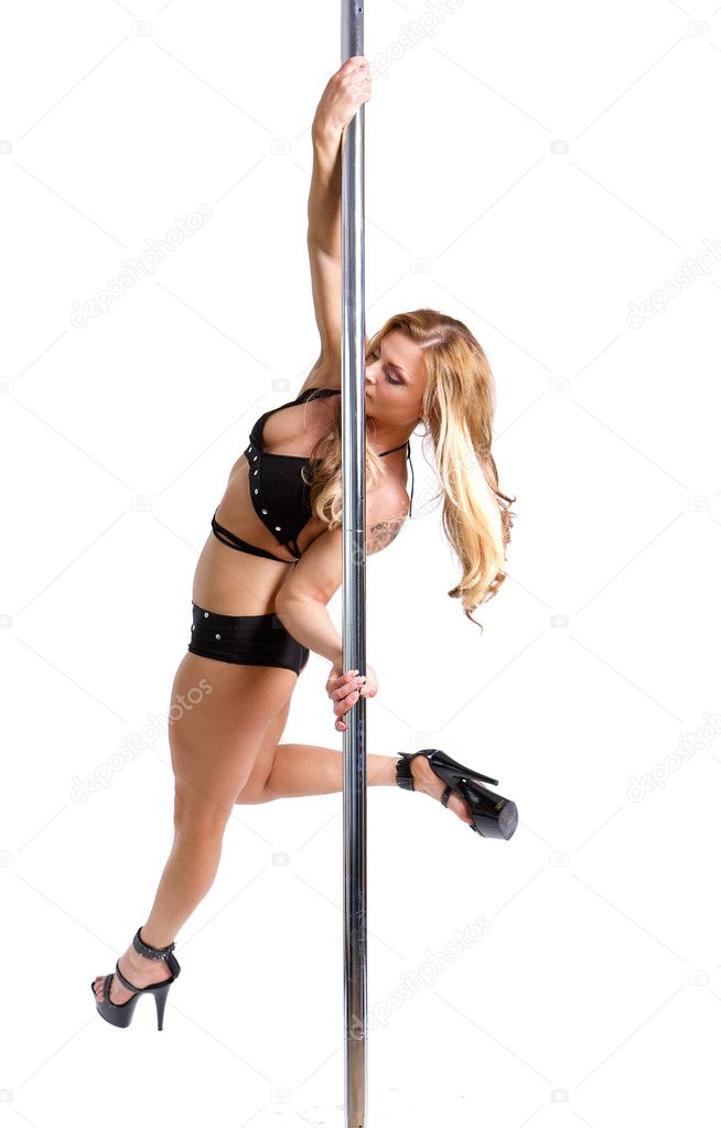 Stripper pole dancing