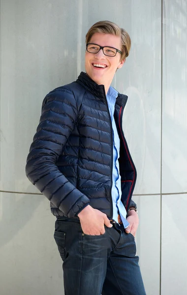 Attractive young man with glasses — Stock Photo, Image