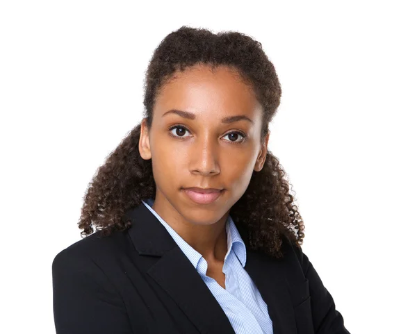 Mladý černý obchodní žena — Stock fotografie