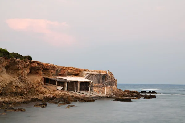 Cabina dei pescatori a Ibiza — Foto Stock