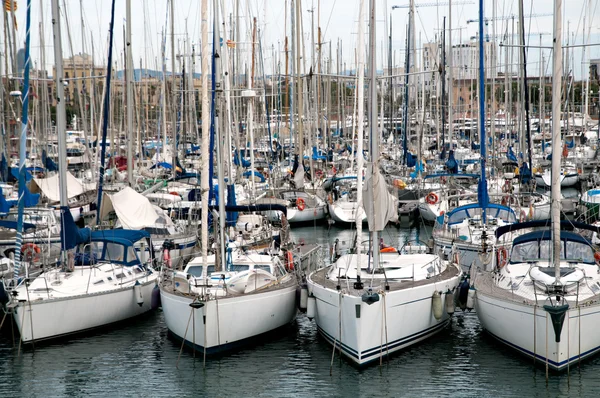 Barcos en el puerto — Foto de Stock