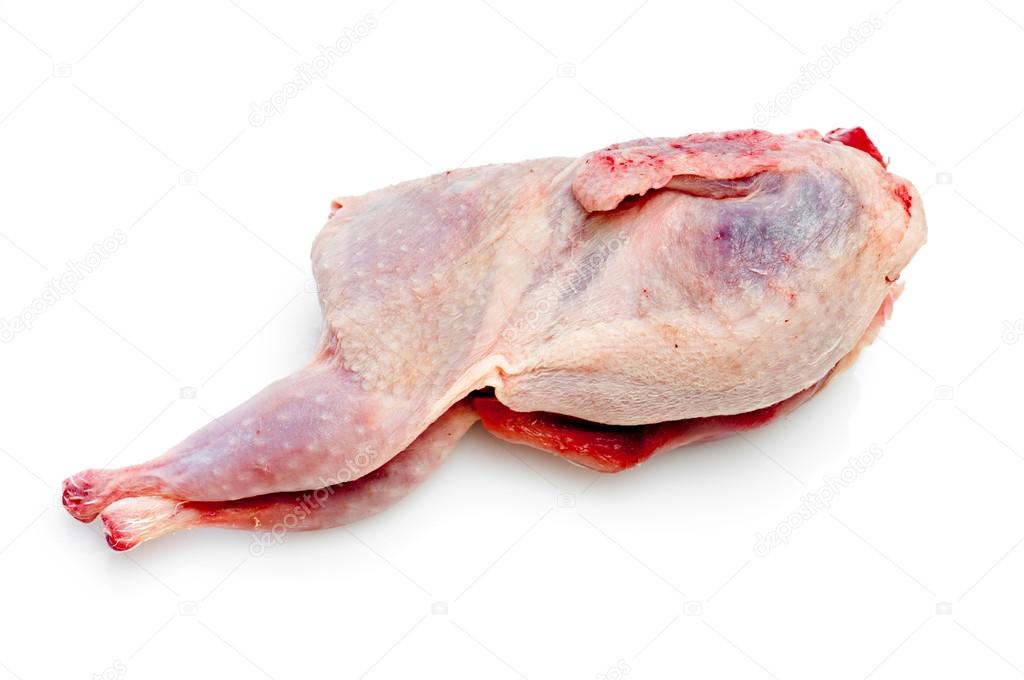 Raw quail