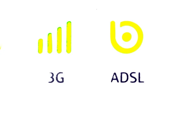 Symbols 3g and adsl — Stock Photo, Image