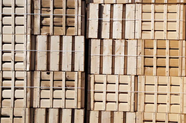 Wooden boxes — Stock Photo, Image