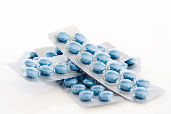 Blue pills — Stock Photo, Image