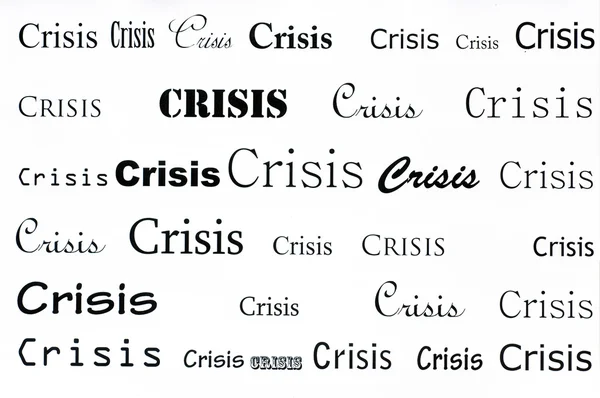 Кризис — стоковое фото