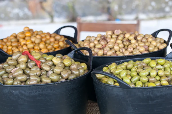 Aceitunas variadas — Foto de Stock