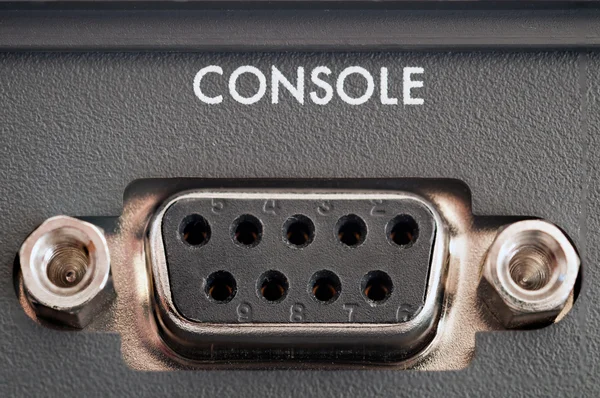 Console verbindingslijn — Stockfoto