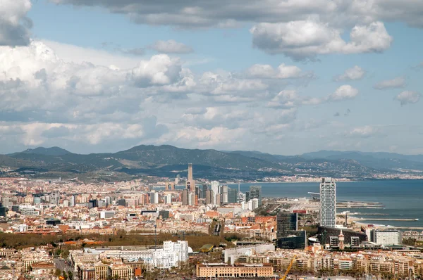 Barcelona from the air — Stock Photo, Image