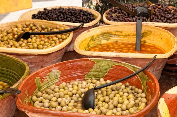 Assortment of olives — Stock Photo, Image