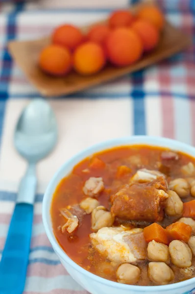 Cooked chickpeas — Stock Photo, Image