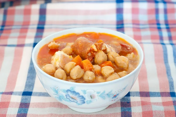 Cooked chickpeas — Stock Photo, Image