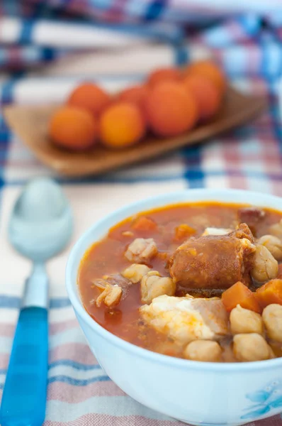 Cooked chickpeas — Stock Photo, Image