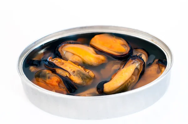 Canned mussel — Stock Photo, Image