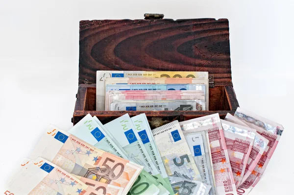 Different euro banknotes — Stock Photo, Image