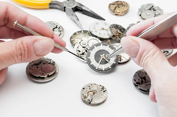 Reparación de relojes — Foto de Stock