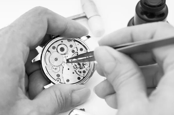 Reparación de relojes — Foto de Stock