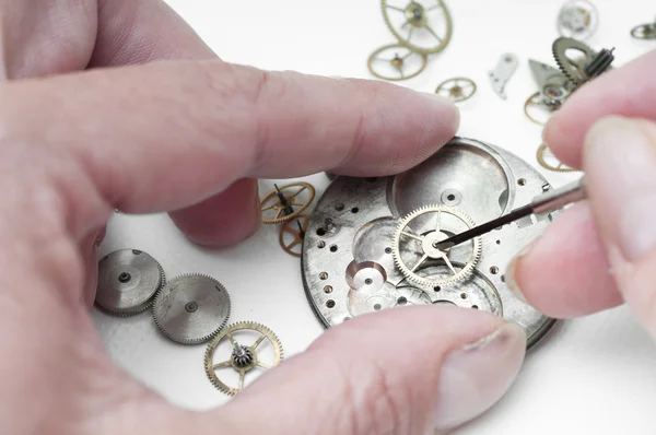 Reparation av klockor — Stockfoto