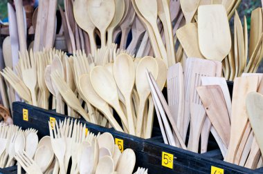 tahta çatal bıçak takımı