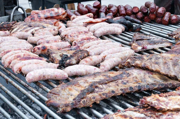 바베 큐 고기 — 스톡 사진