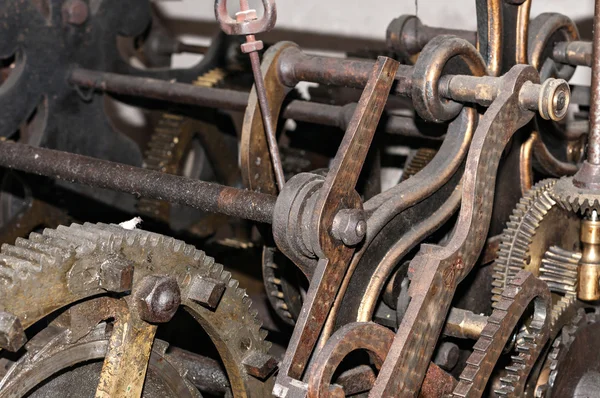 Church clock machinery — Stock Photo, Image