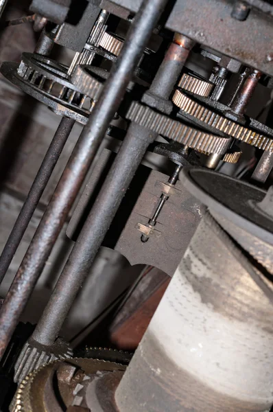 Church clock machinery — Stock Photo, Image