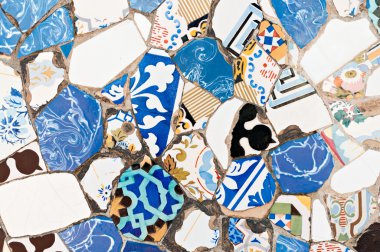 Mosaics Antonio Gaudi clipart