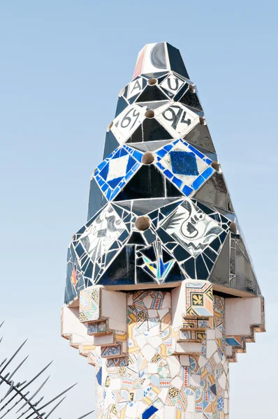 Mosaics Antonio Gaudi — Stock Photo, Image