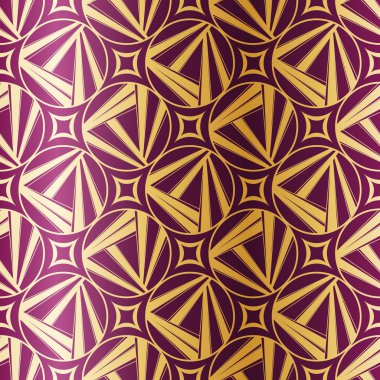 Art deco geometrik seamless modeli
