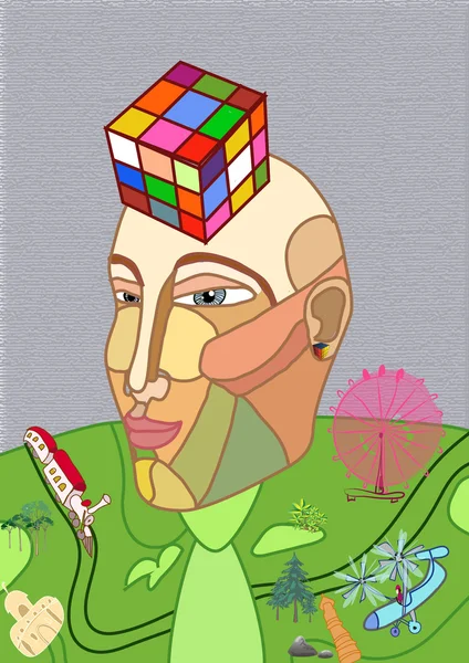 Cube de Rubik — Image vectorielle