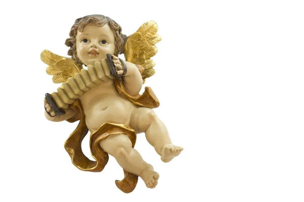 Anioł z akordeon — Zdjęcie stockowe