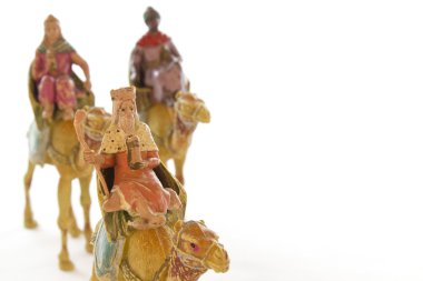 Close-up of the three wise men clipart