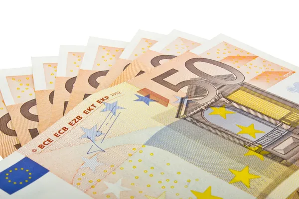 Euro banknotes — Stock Photo, Image