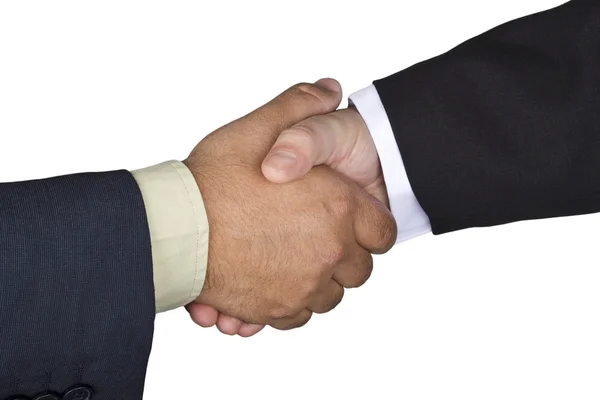 Handshake between two men — Stock Photo, Image