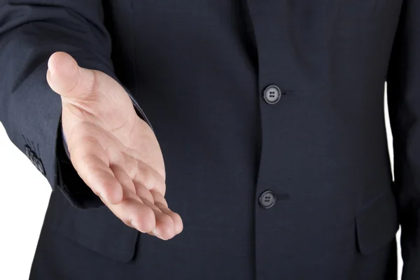 Hombre ofreciendo su mano — Foto de Stock