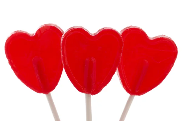 Heart lollipops — Stock Photo, Image