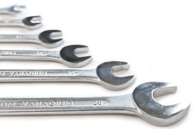 İngiliz anahtarları yakın çekim