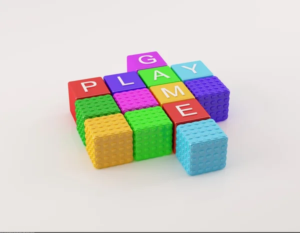 Renkli oyna kutuları — Stok fotoğraf