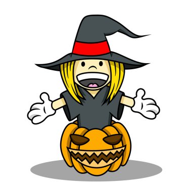 Cadılar Bayramı için cadı kostüm