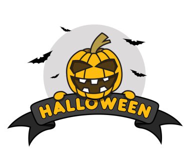 Cadılar Bayramı Balkabağı şerit