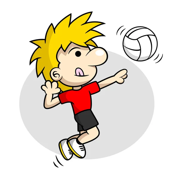 Espiga de voleibol Ilustración de stock