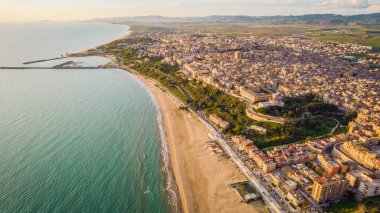 Gela City, Caltanissetta, Sicilya, İtalya, Avrupa