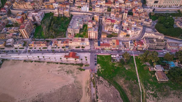 Veduta Aerea Della Città Gela Caltanissetta Sicilia Italia Europa — Foto Stock