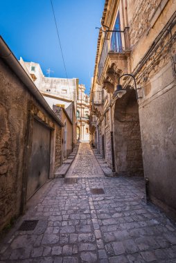 Scicli Şehir Merkezi, Ragusa, Sicilya, İtalya, Avrupa, Dünya Mirası Bölgesi