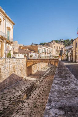 Scicli Şehir Merkezi, Ragusa, Sicilya, İtalya, Avrupa, Dünya Mirası Bölgesi